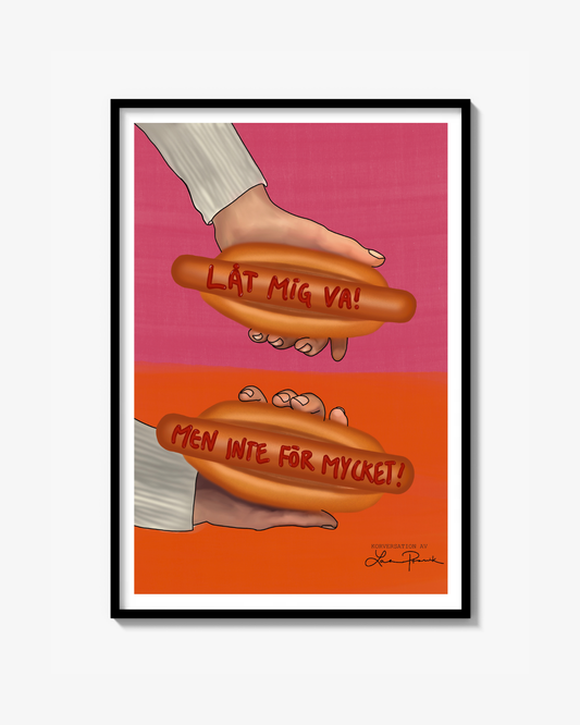 Konversation "Låt mig va!" Poster