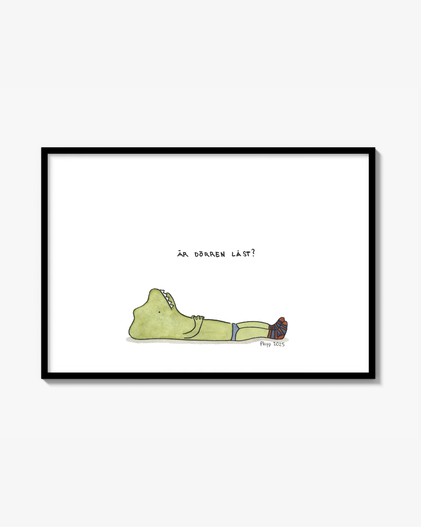 Är dörren låst? - Poster