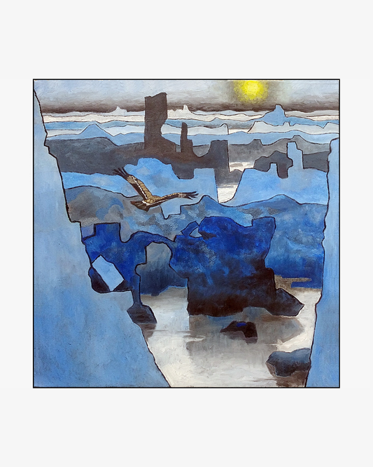 Rocky Landscape, original painting