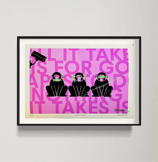MONKEY BUSINESS (Fine Art Print)