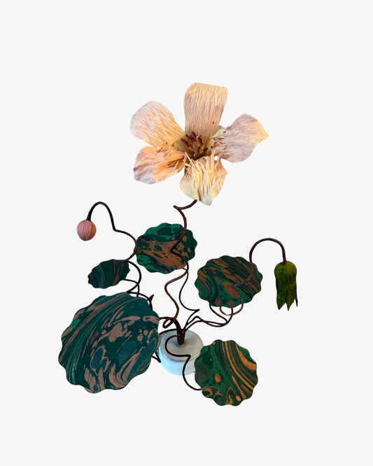 Nasturtium plant - Sculpture
