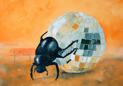 I bring the disco - kunst Print