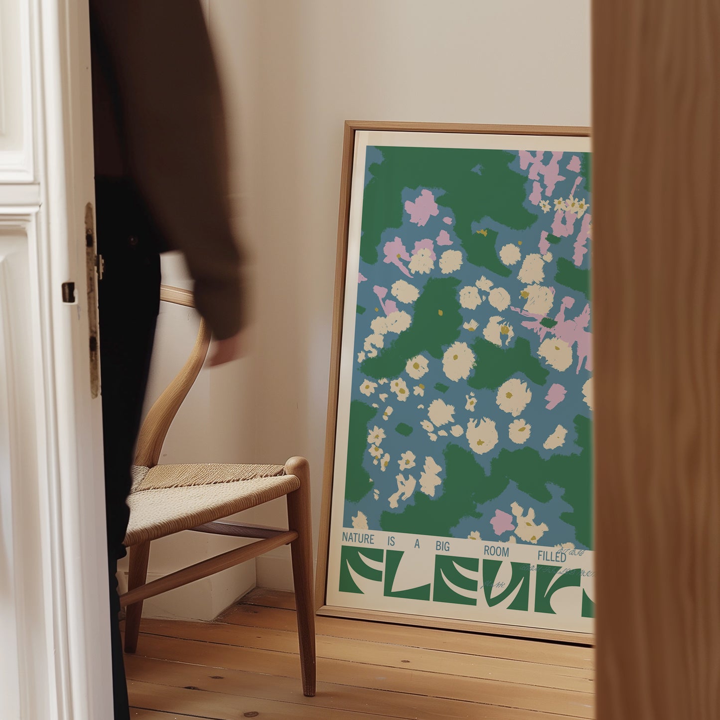 Fleurs (Green) - Poster