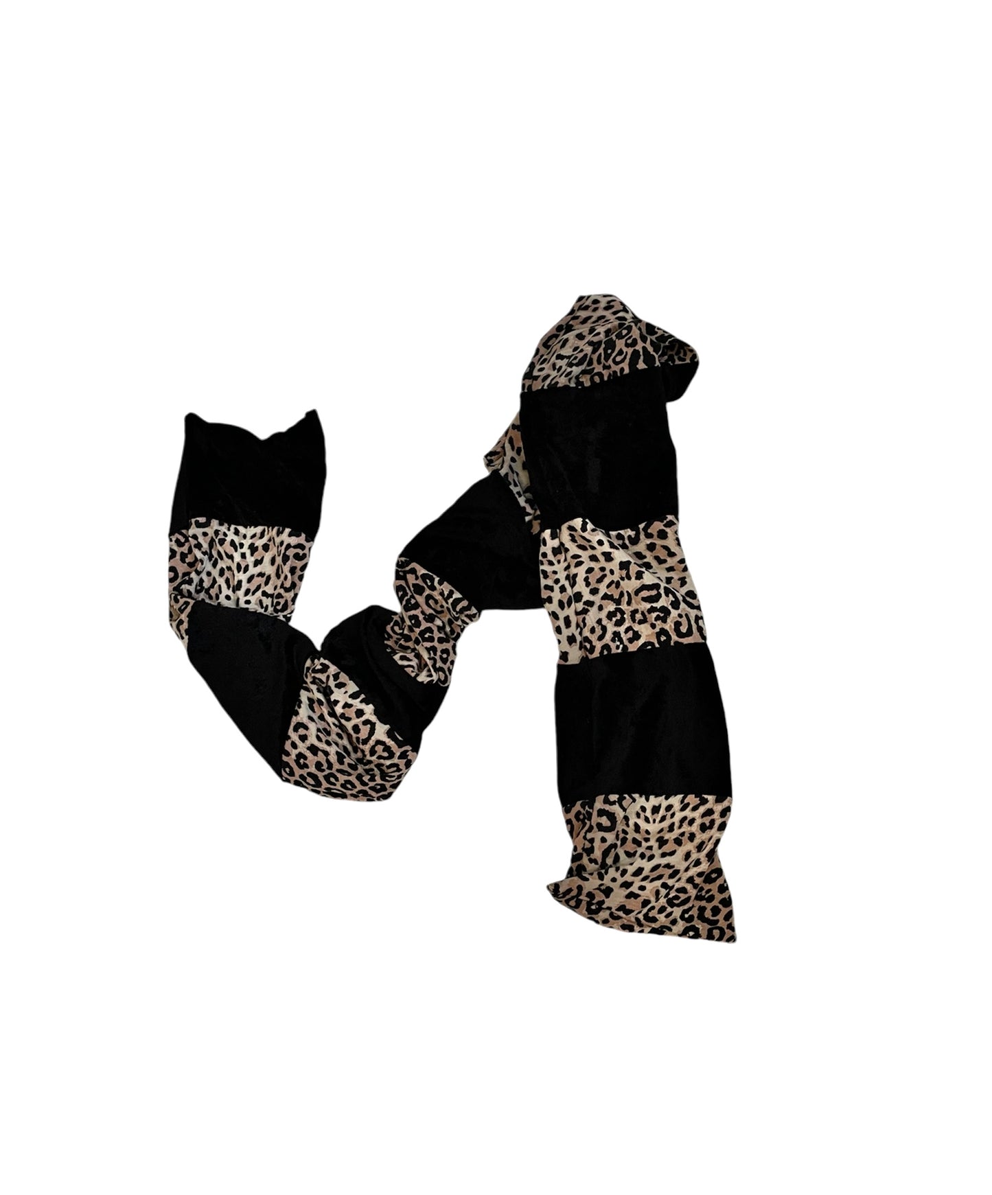 Randig leopardscarf