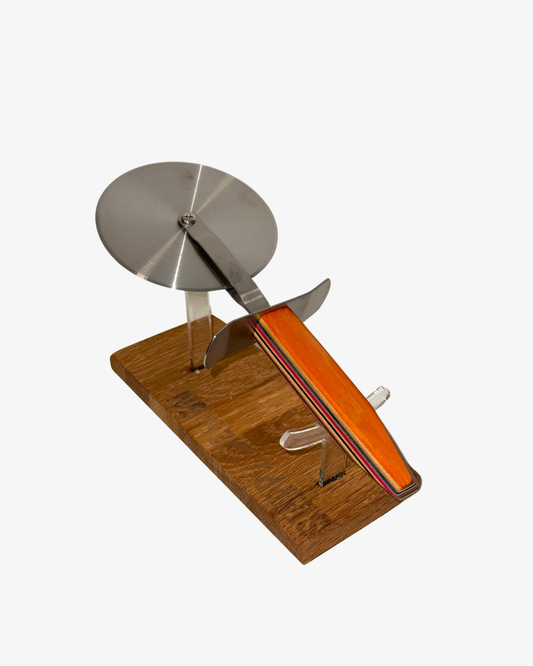 Pizza Cutter  - recycled skateboard