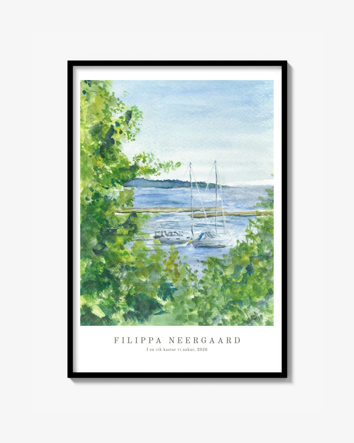 Poster - I en vik kastar vi ankar