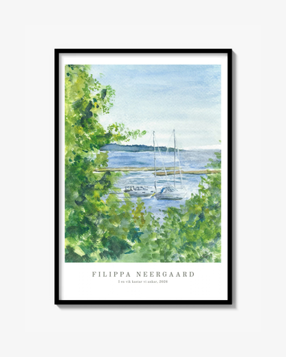 Poster - I en vik kastar vi ankar