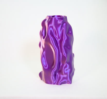 Organic Angel Vase - Purple/Pink