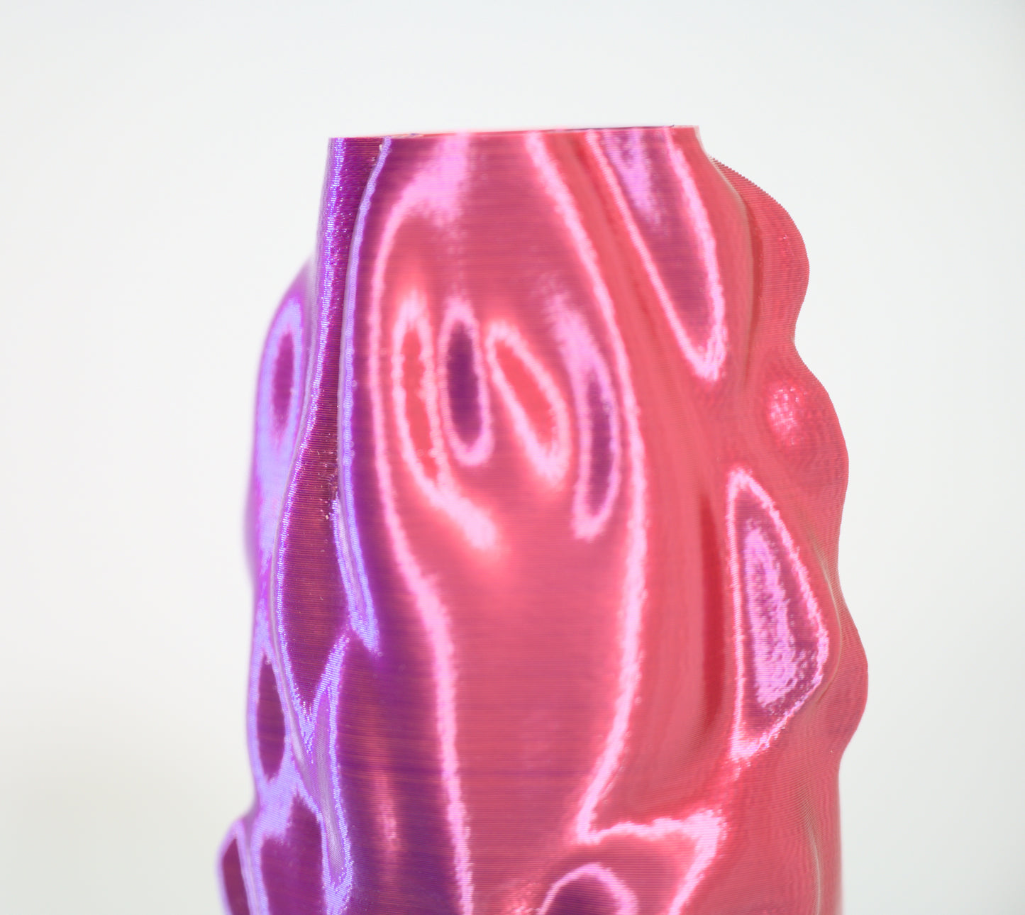 Organic Angel Vase - Purple/Pink