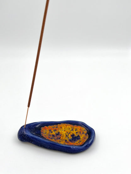 Incense holder - Blue fire