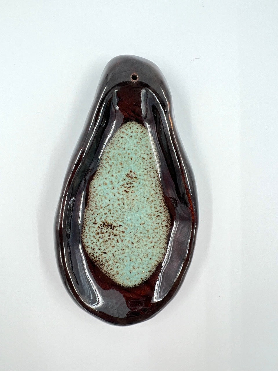 Incense holder - Turquoise/Brown