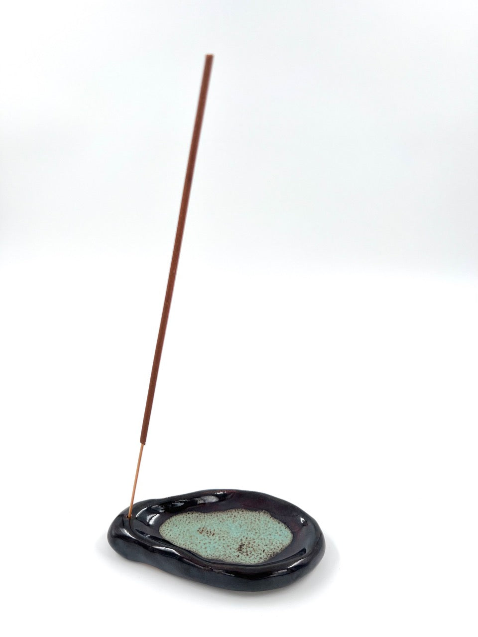 Incense holder - Turquoise/Brown