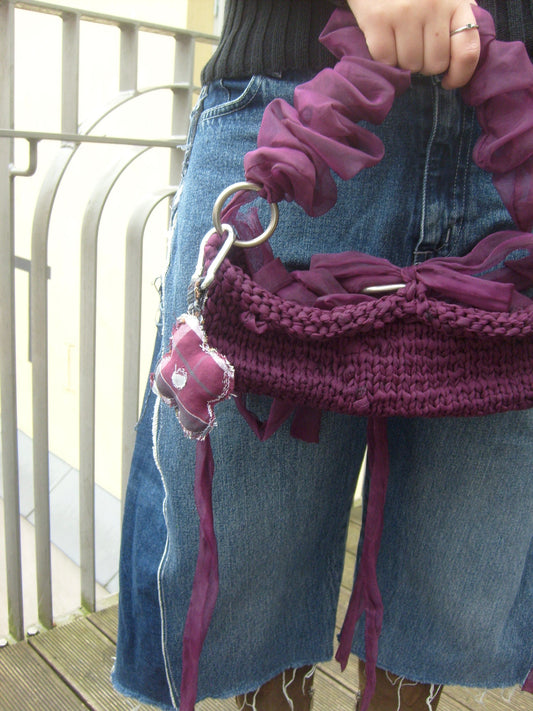 KEYCHAIN FLOWER - CHECKS