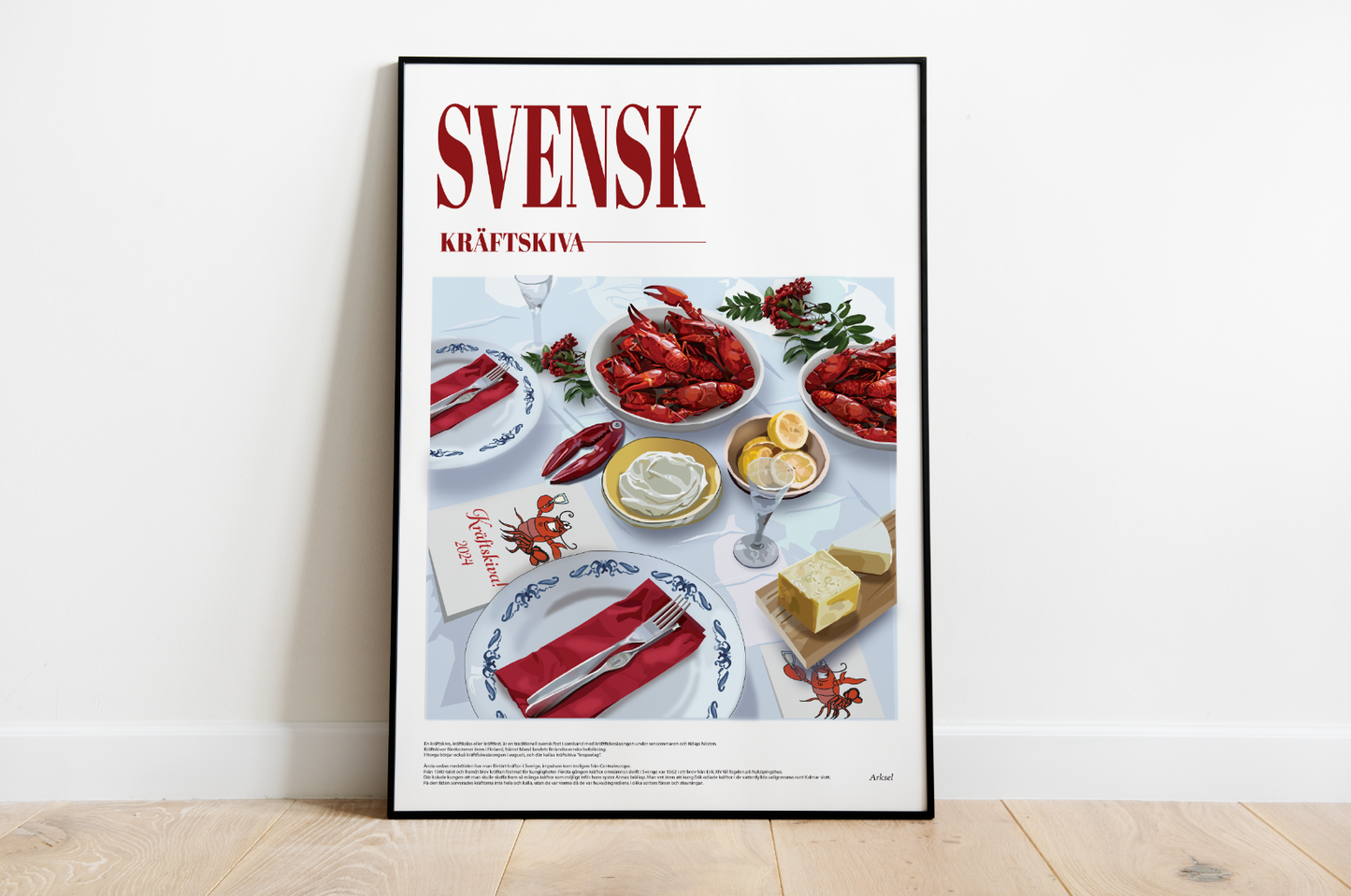 Kräftskiva Poster