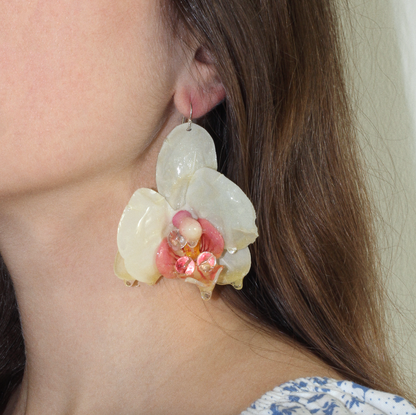 SOAKED ORCHID EARRINGS