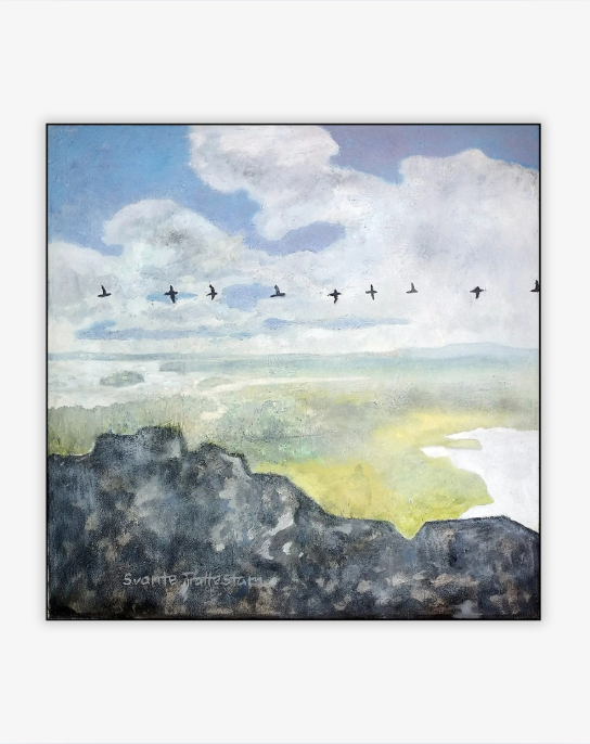 Flying South, Original painting