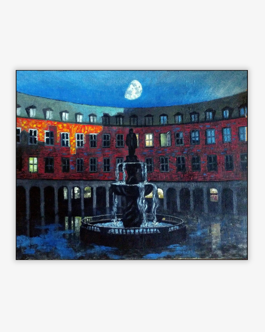 The Fountain, original painting