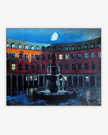 The Fountain, original painting