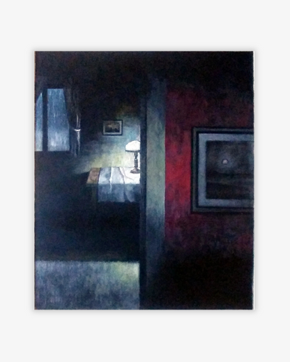 November Outside, original painting