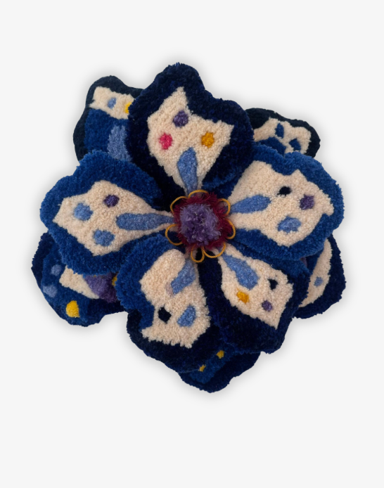 Blue Dreams Wallart Textile