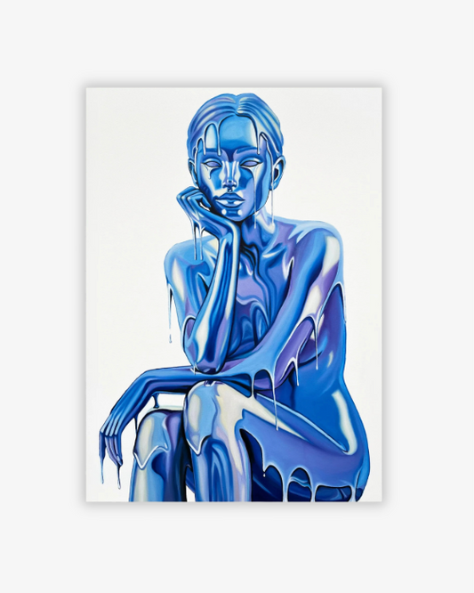 Cobalt Serenity - Original Painting