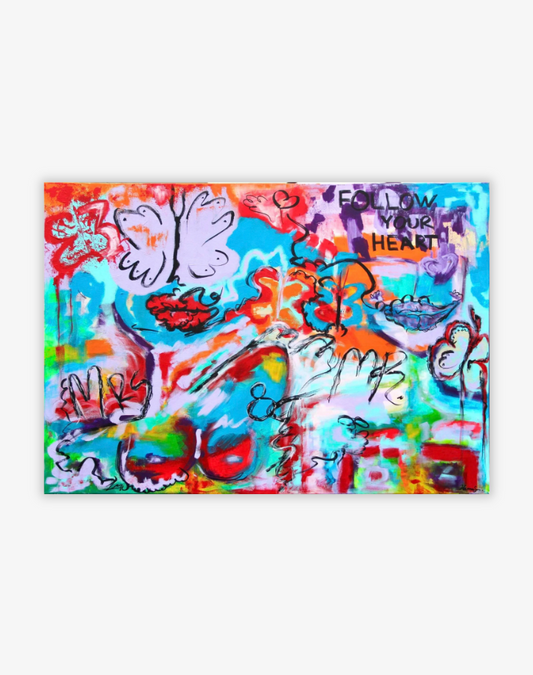 Vibrant Couple Original Painting