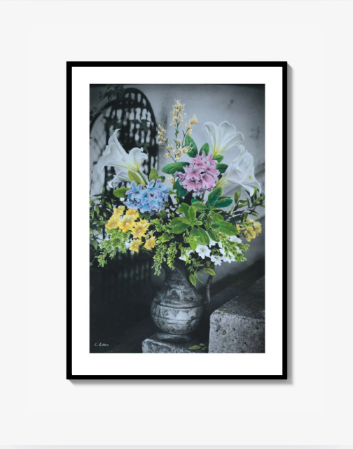 What'a life (Florals), Art Quality Poster