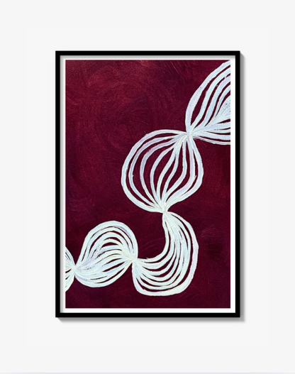 BURGUNDY DREAM PRINT