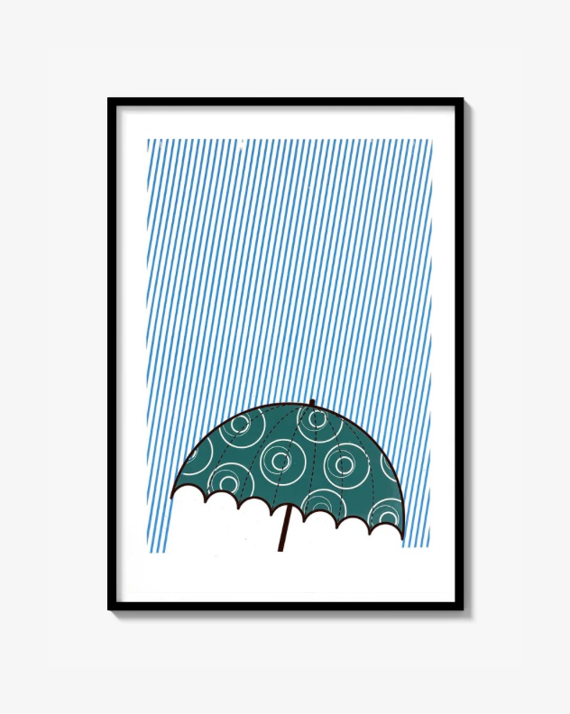 Umbrella Fine Art Screen Print