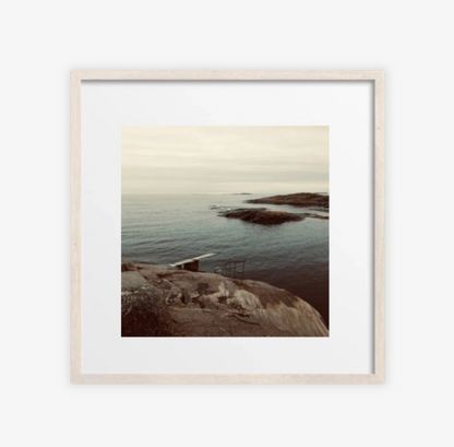 "The pier by the cliff" - Mini Art Photography
