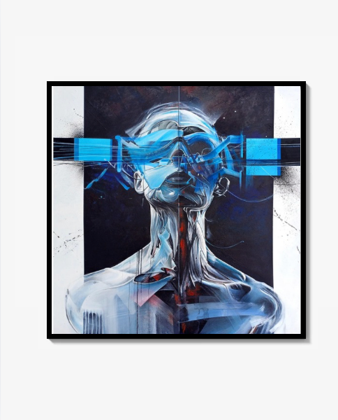 "Flesh and Code 02" – Begrænset Udgave - Fine Art Print