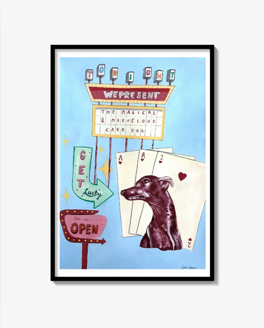 The Magical and Marvelous Card Dog (Poster)