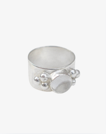 Kvarts Ring Sterlingsølv