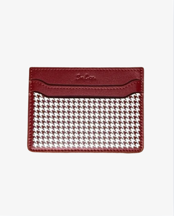 Heritage card holder - Striking Red