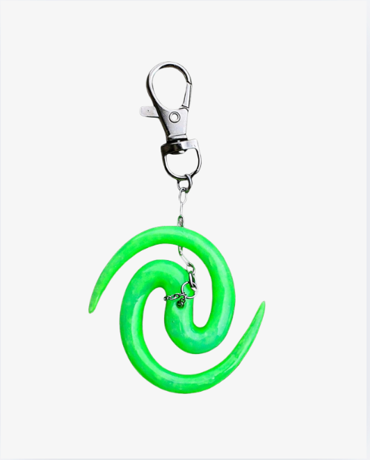 SPiRAL bag charm GREEN