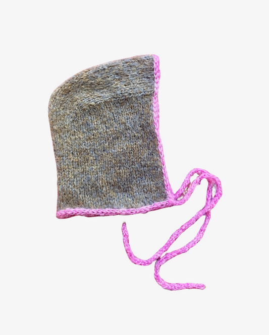 Bonnet - Grå/Rosa