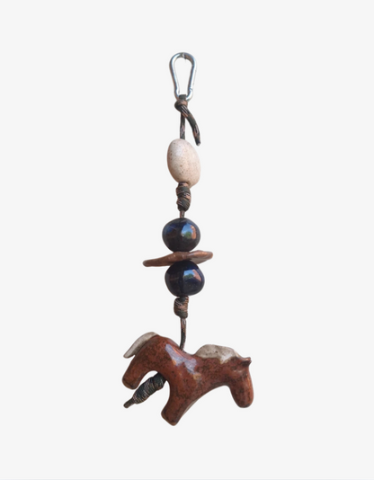 Ceramic Horse Charm Four