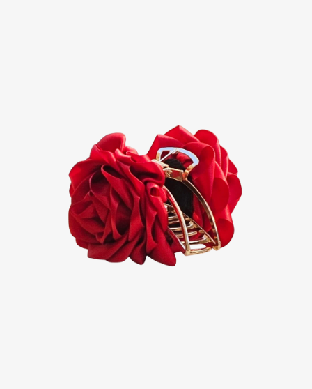Flower Hairclaw- Ruby