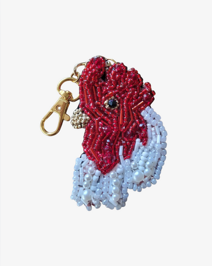 Bag charm/ keychain, bird