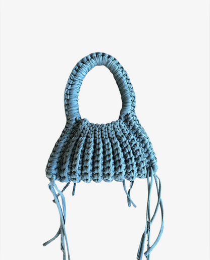 Chunky crochet handbag