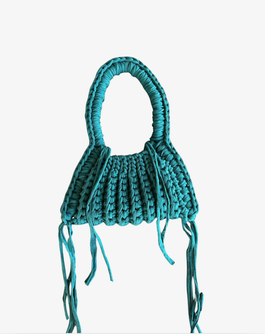 Chunky crochet handbag