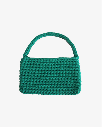 Âmbar crochet bag - bright green