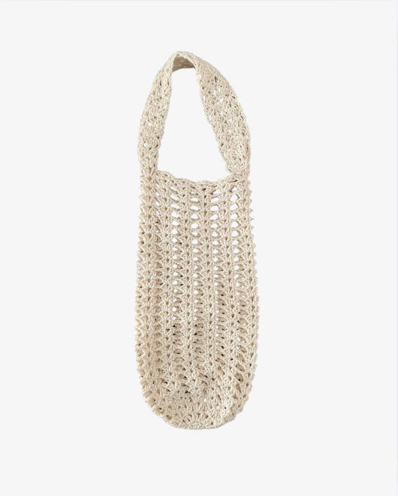 Crocheted bottle bag