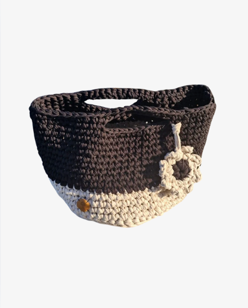Hæklet taske Ink & Ivory Bag