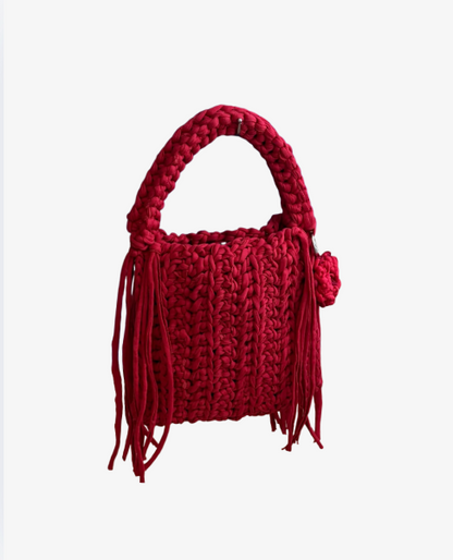 Cloud bag MIDI - Scarlet red