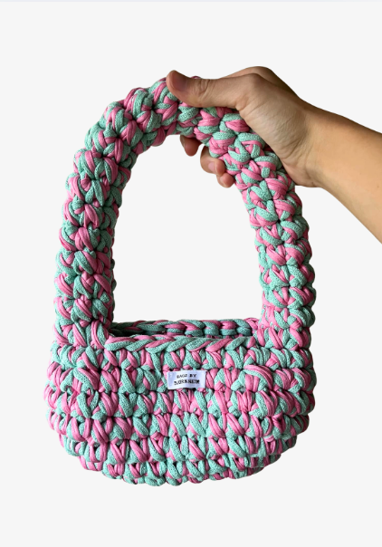 Crochet handbag - Bubblan shoulder