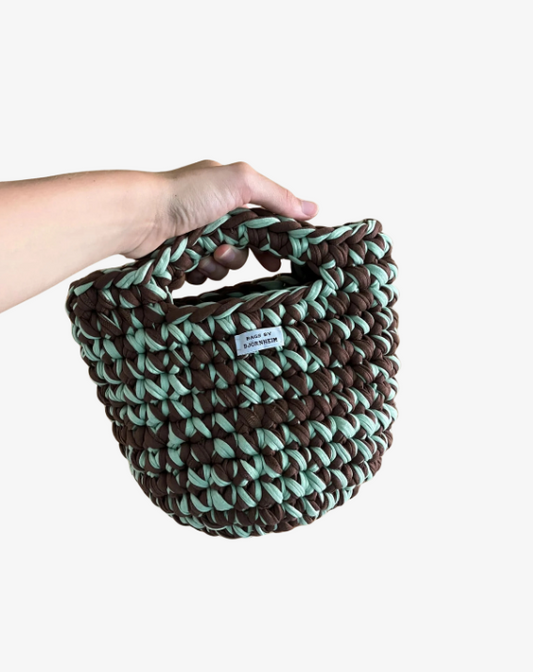 Kiwi bag - hæklet taske