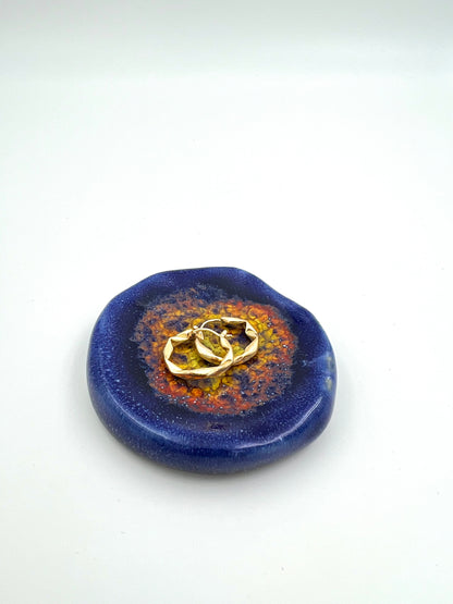 Mini plate - Blue fire