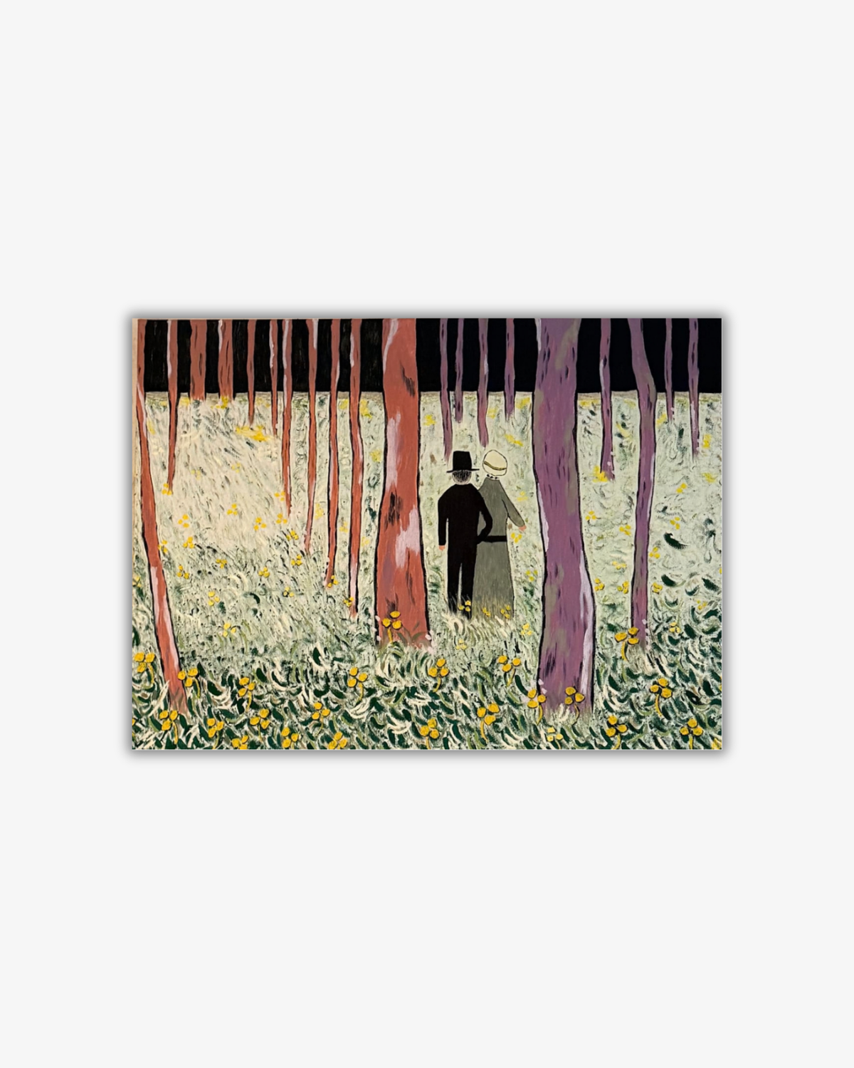 Walking in the woods - Original