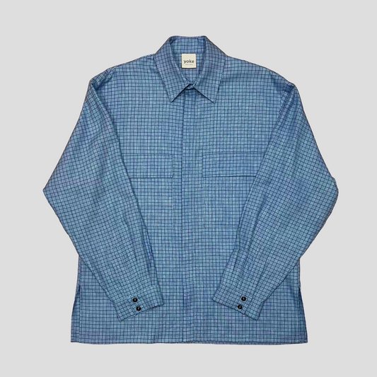 Blue Check Utility Shirt